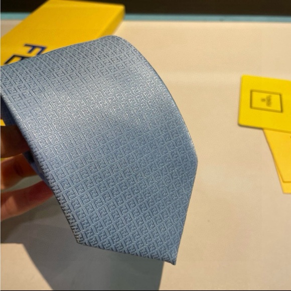 Fendi Light Blue Tie - Picture 3 of 5
